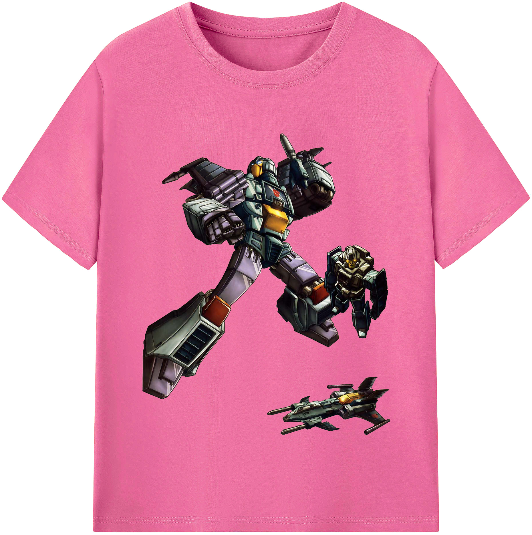 （画像用）  レディースカジュアルプリントTシャツ（綿100％）